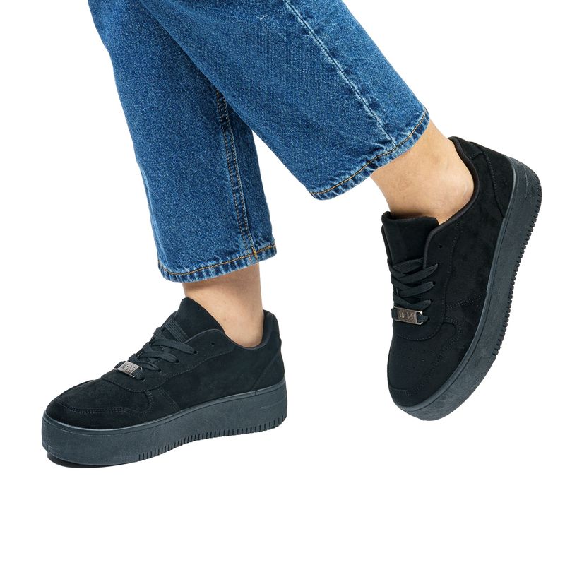 BOTELI - Zapatilla Mujer Negro New Vitia Chinitown