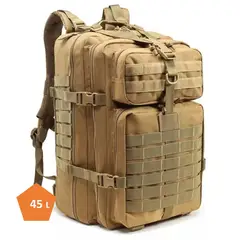 GENERICO - Mochila Tactica Militar Outdoor Pentagon 45l Impermeable Color Ocre
