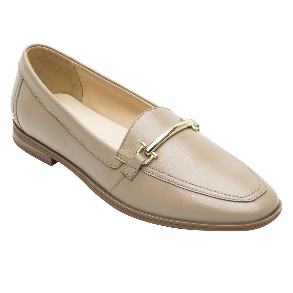 FLEXI - Mocasín Mujer Cuero Hayek 126602 Taupe Flexi