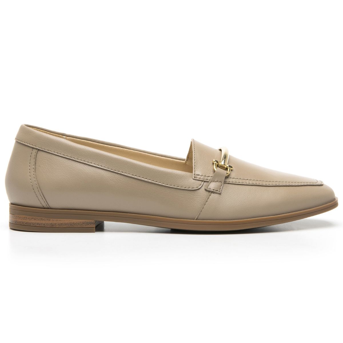 FLEXI - Mocasín Mujer Cuero Hayek 126602 Taupe Flexi