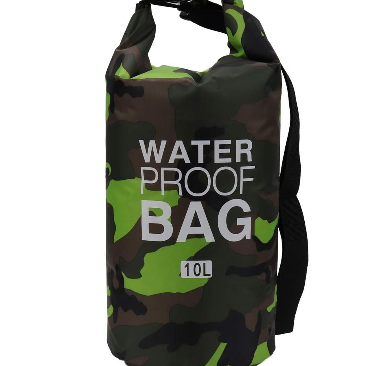 GENERICO - Bolso Seco Impermeable Mochila Camping 10 Litros Verde Camo