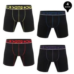 GIOVACCHINO - Pack de 4 Boxer Medio Algodón Hombre