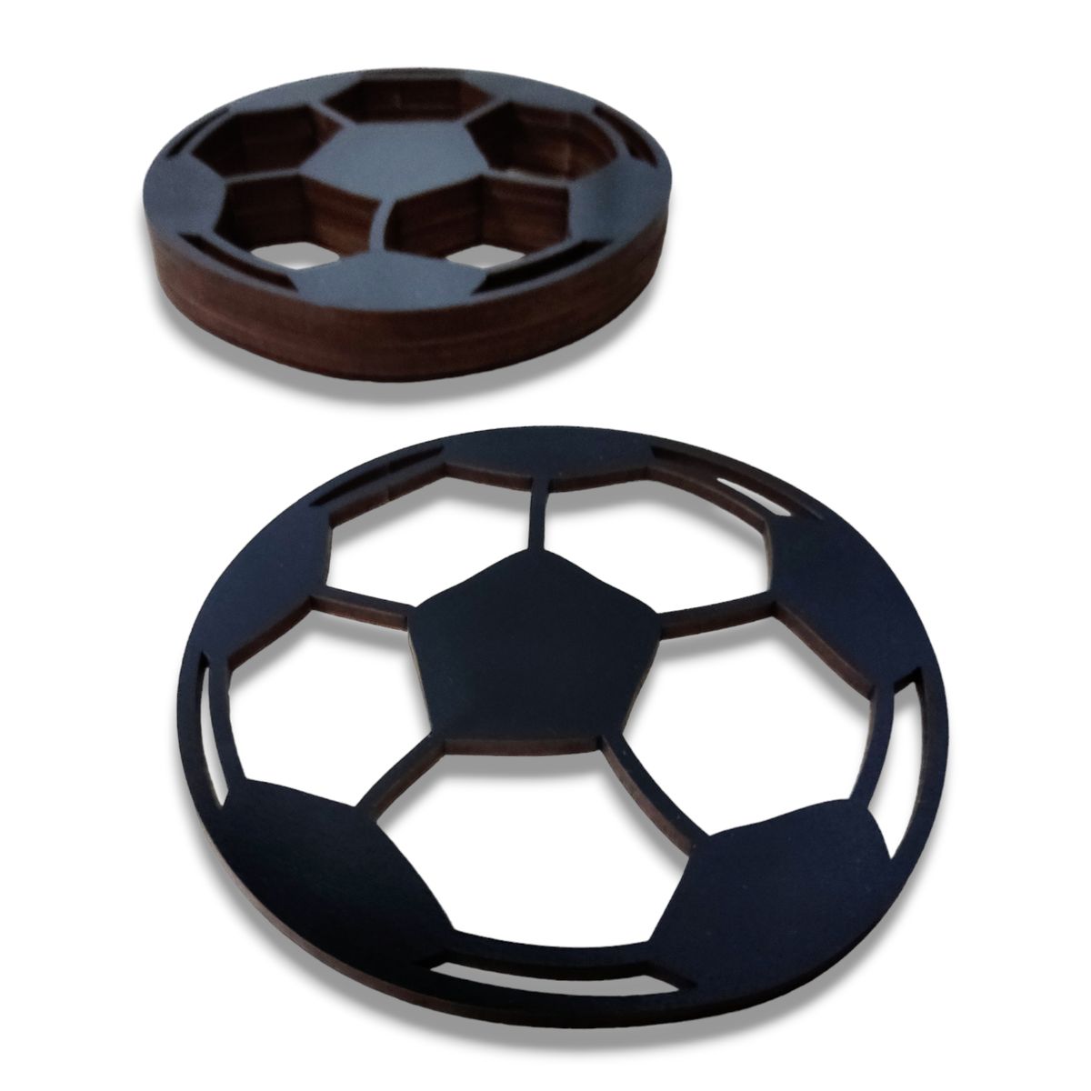 ELAB PROPIA - 6 Posavasos Deportes Futbol - Madera Fun Republic