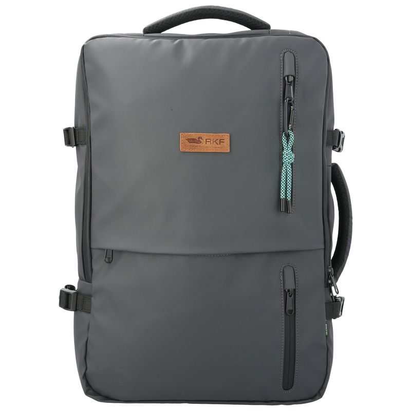 ROCKFORD - Mochila Fib Recicladas Unisex WR Grant II Gris ROCKFORD