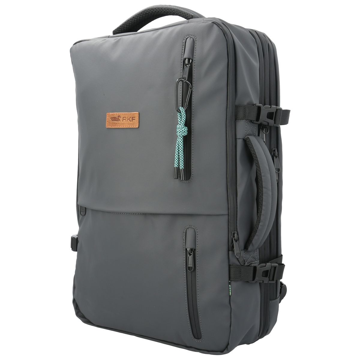 ROCKFORD - Mochila Fib Recicladas Unisex WR Grant II Gris ROCKFORD