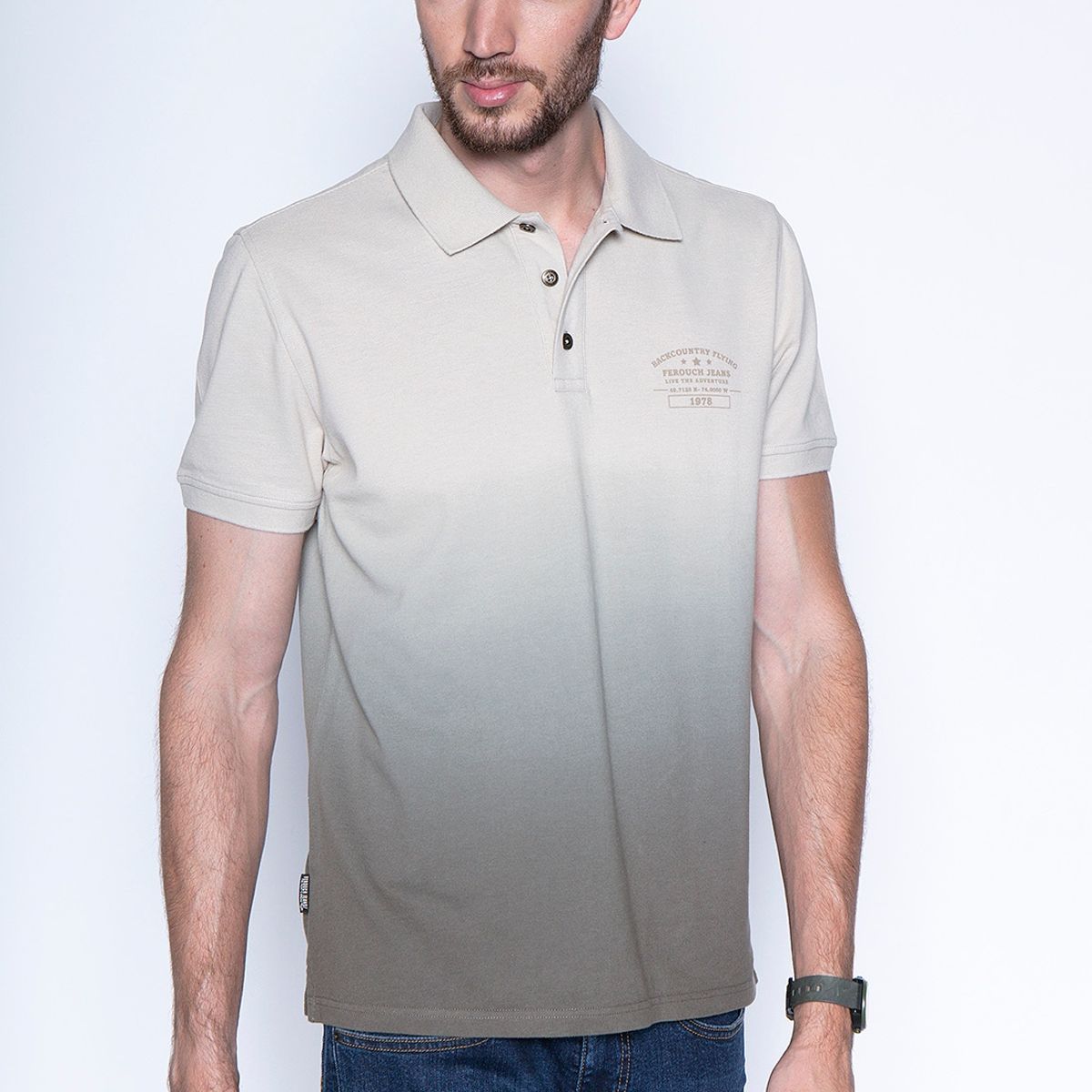 FEROUCH - Polera Baltimore Beige Ferouch