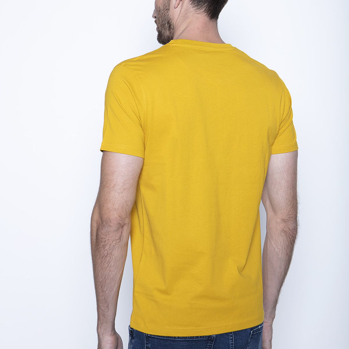 FEROUCH - Polera Basica Mc Amarillo Ferouch