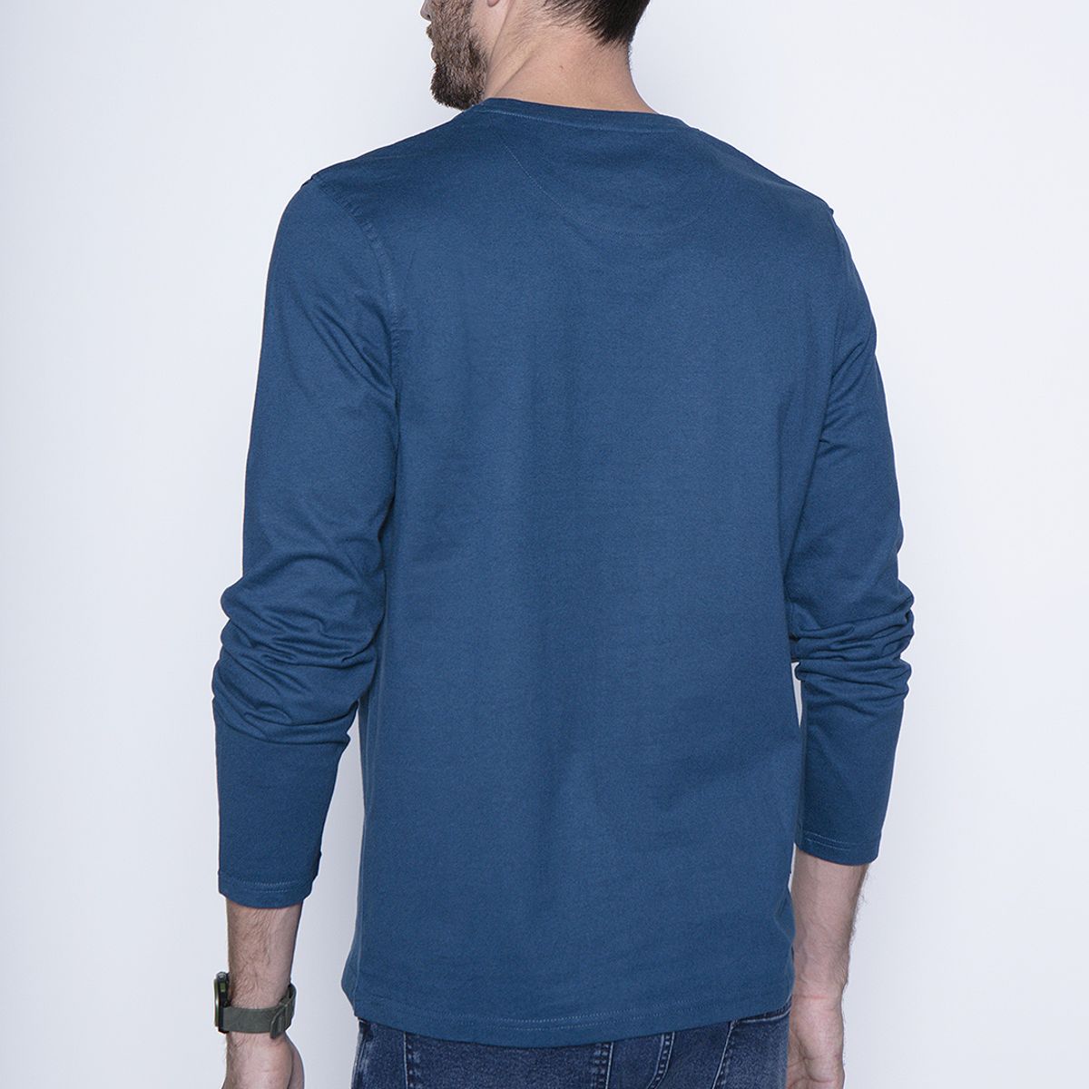 FEROUCH - Polera Basica Ml Negro Ferouch