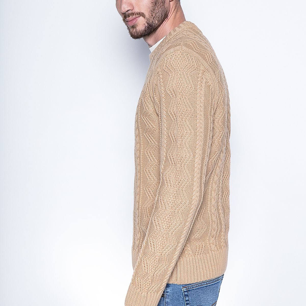 FEROUCH - Sweater Barlett Fj Café Ferouch