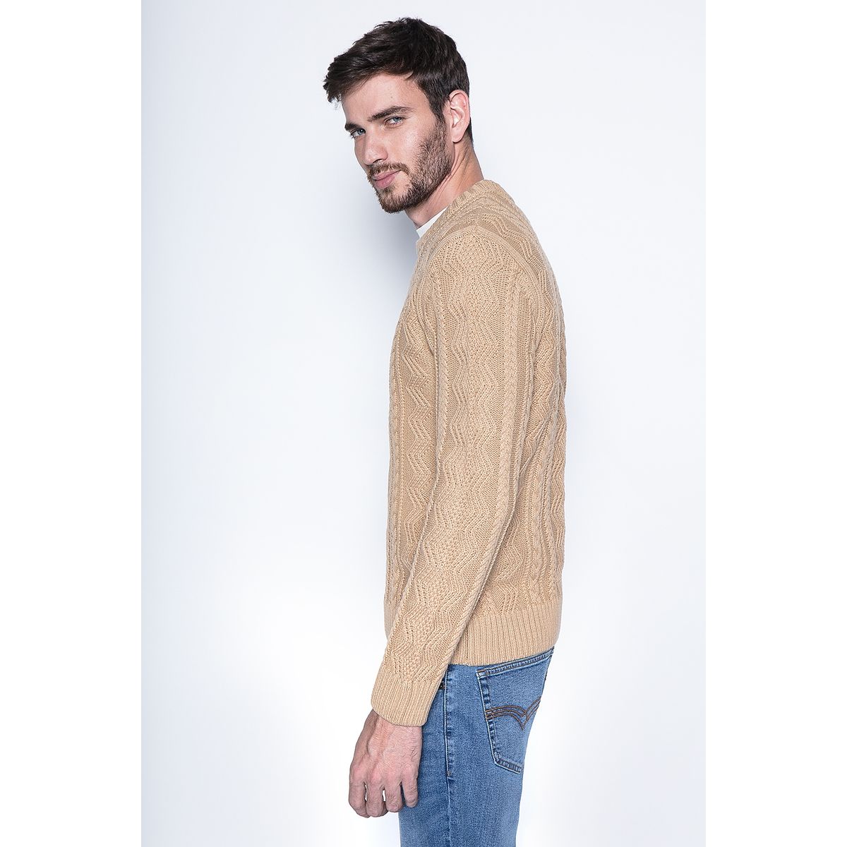 FEROUCH - Sweater Barlett Fj Café Ferouch