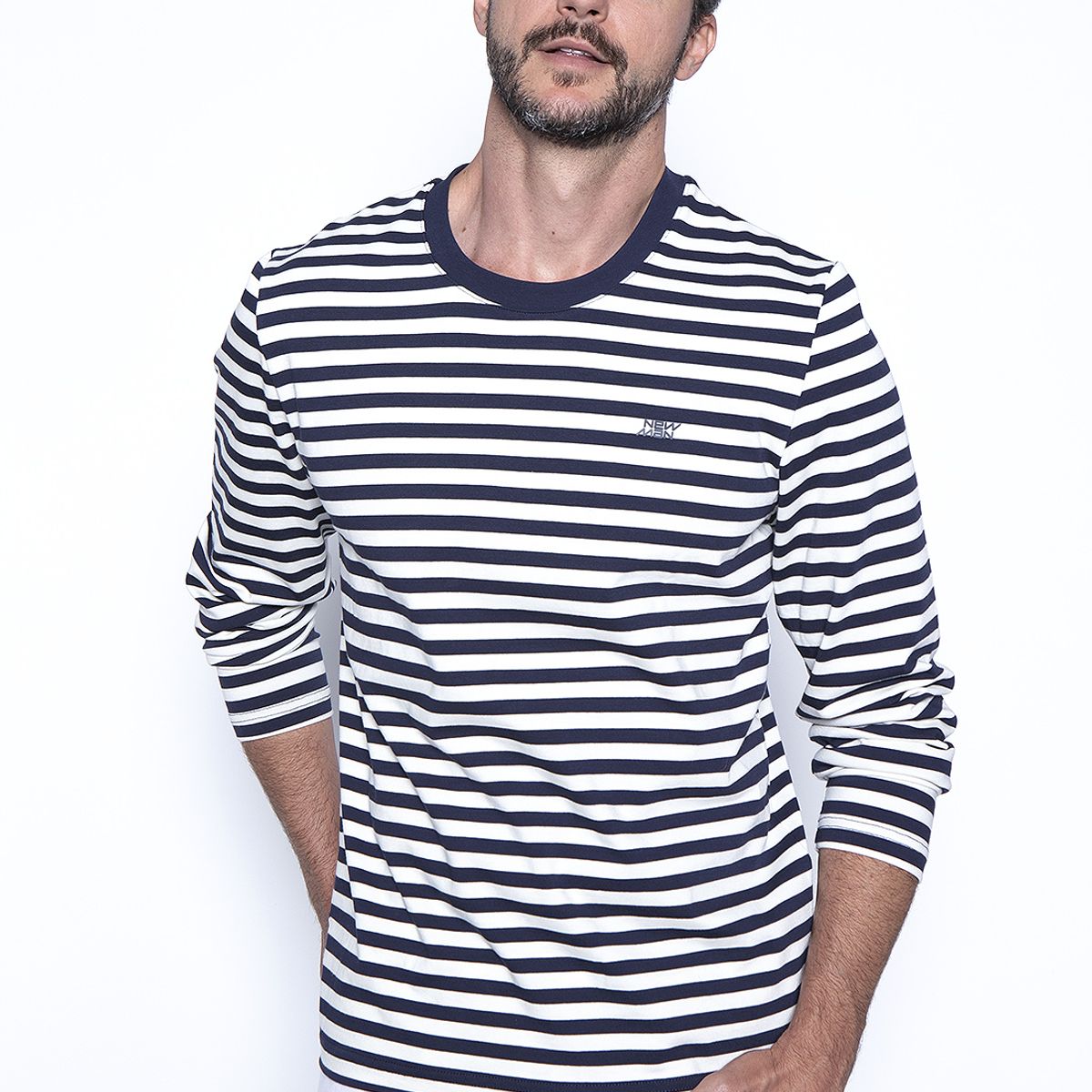 NEW MAN - Polera Bremen Azul New Man