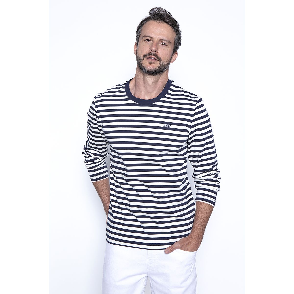 NEW MAN - Polera Bremen Azul New Man