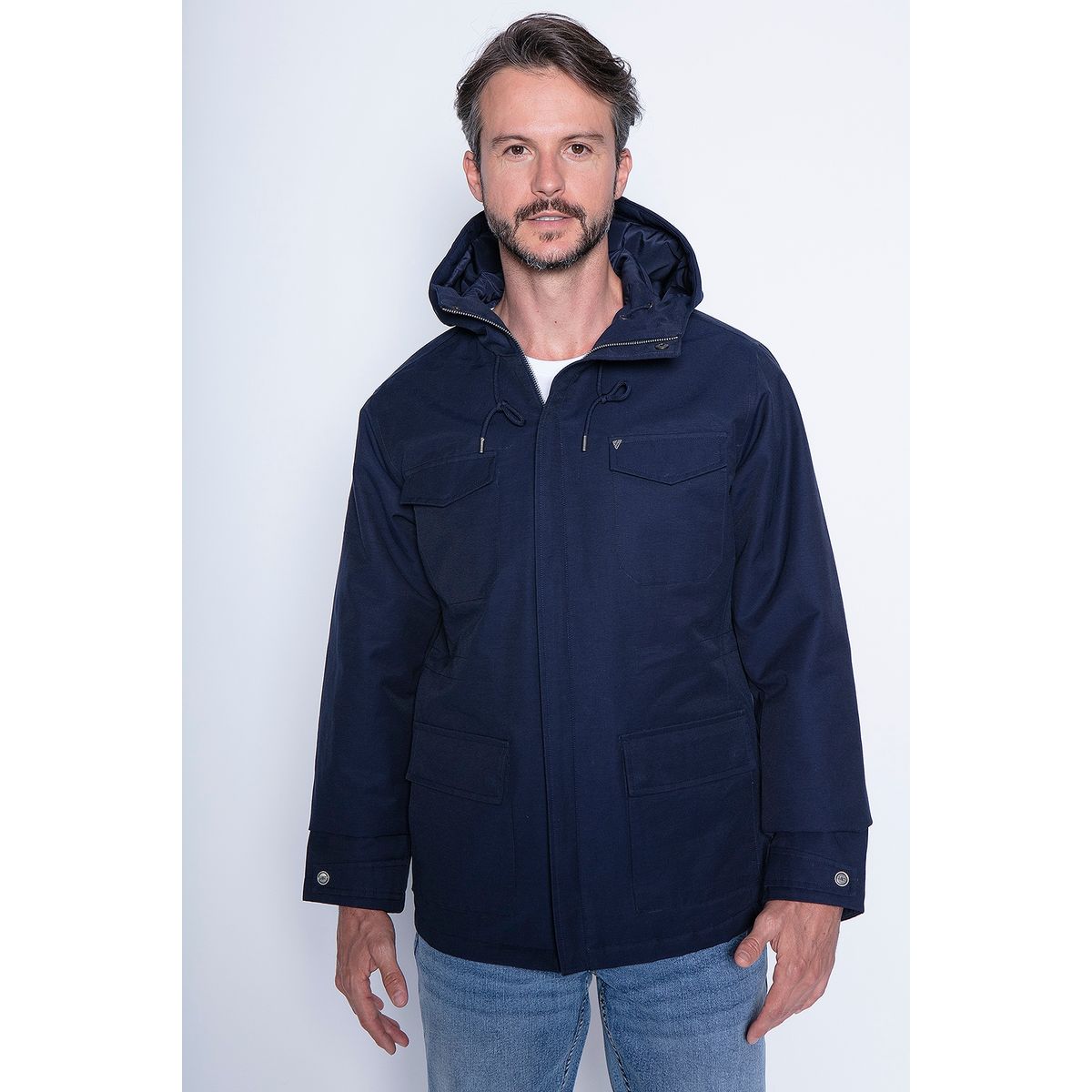 NEW MAN - Chaqueta Colder Azul New Man