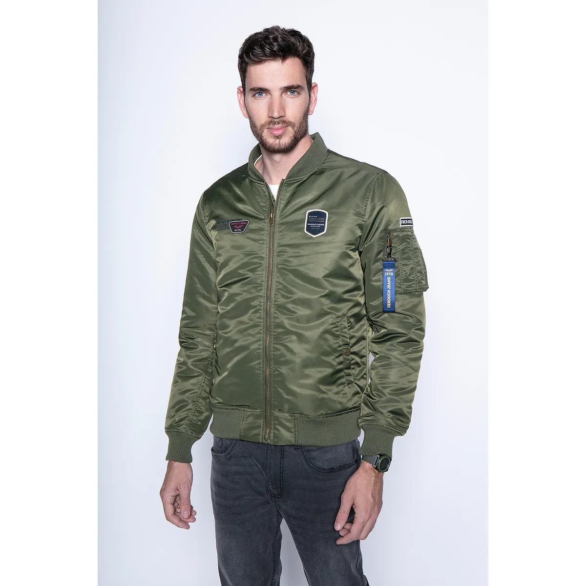 FEROUCH - Chaqueta Pilot Fj Verde Ferouch