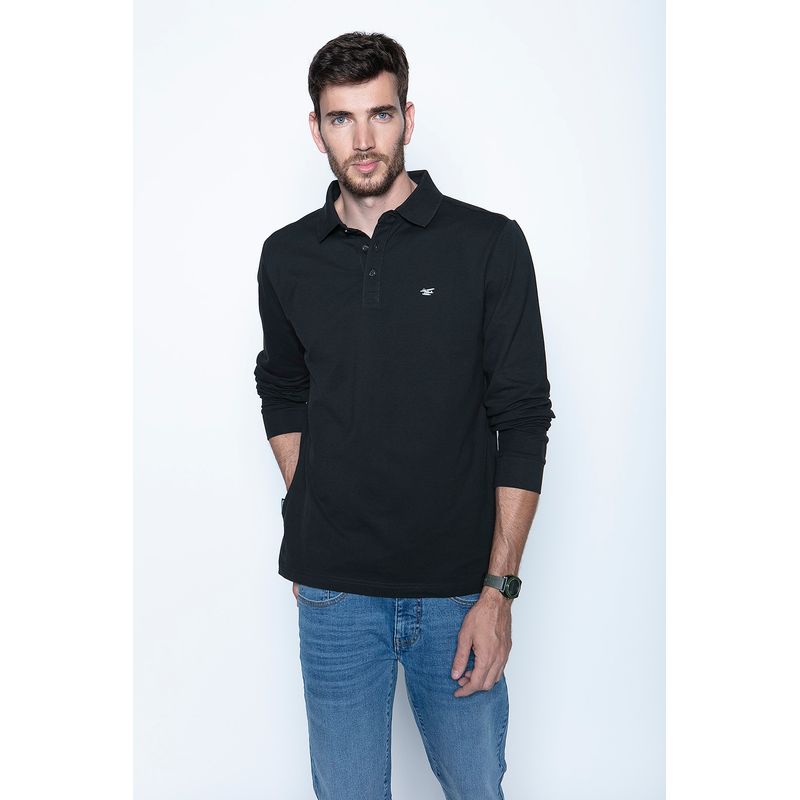 FEROUCH - Polera Polo Ml Gris Ferouch