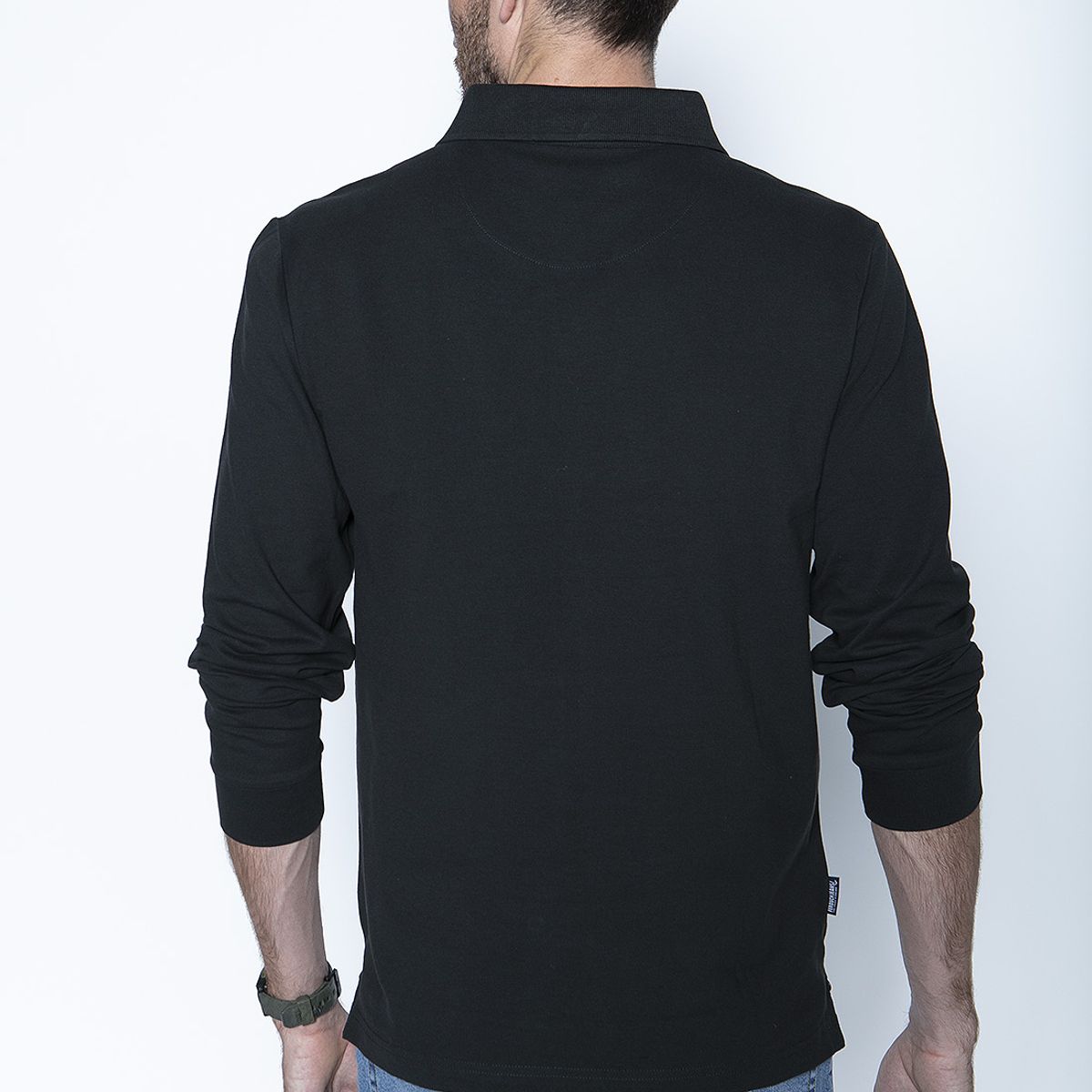 FEROUCH - Polera Polo Ml Gris Ferouch