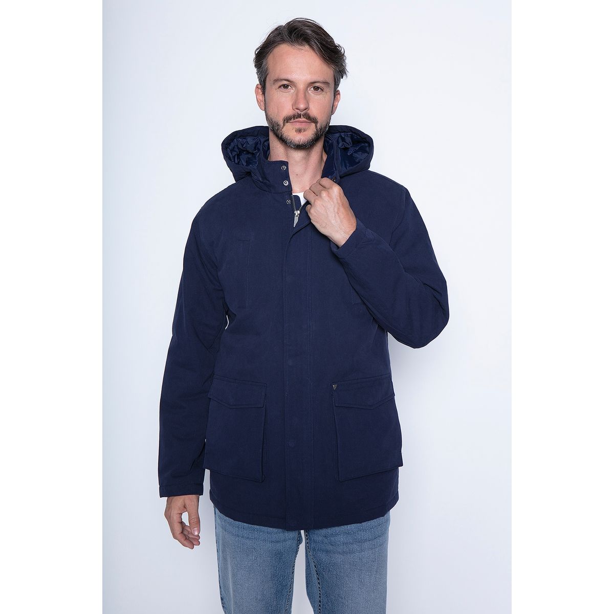 NEW MAN - Chaqueta Crusto Azul New Man