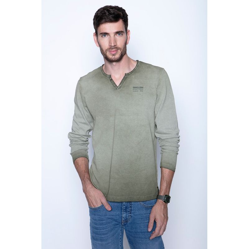 FEROUCH - Polera Huntington Verde Ferouch