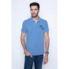 FEROUCH - Polera Brooklyng Azul