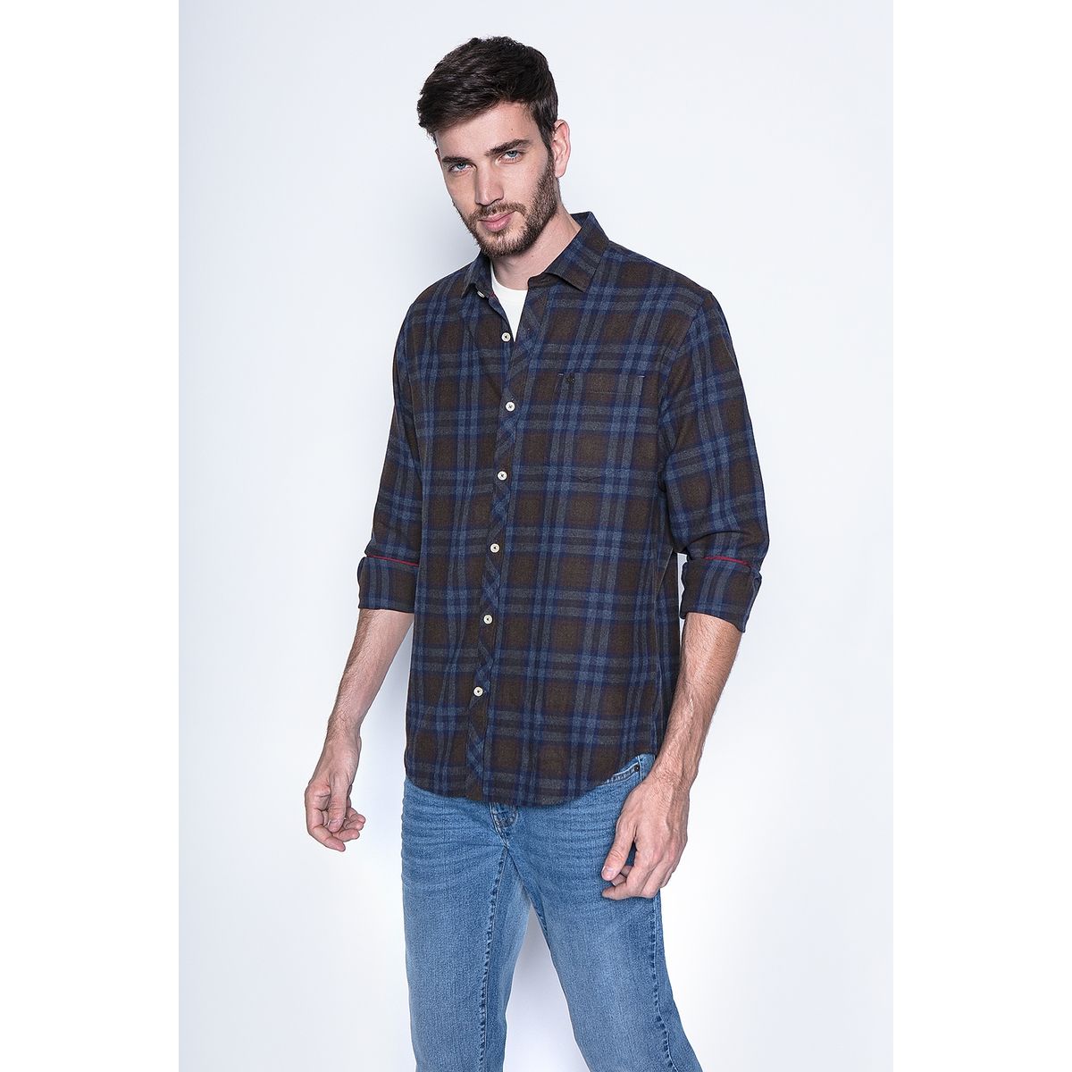 FEROUCH - Camisa Check Las Vegas Fj Verde Ferouch