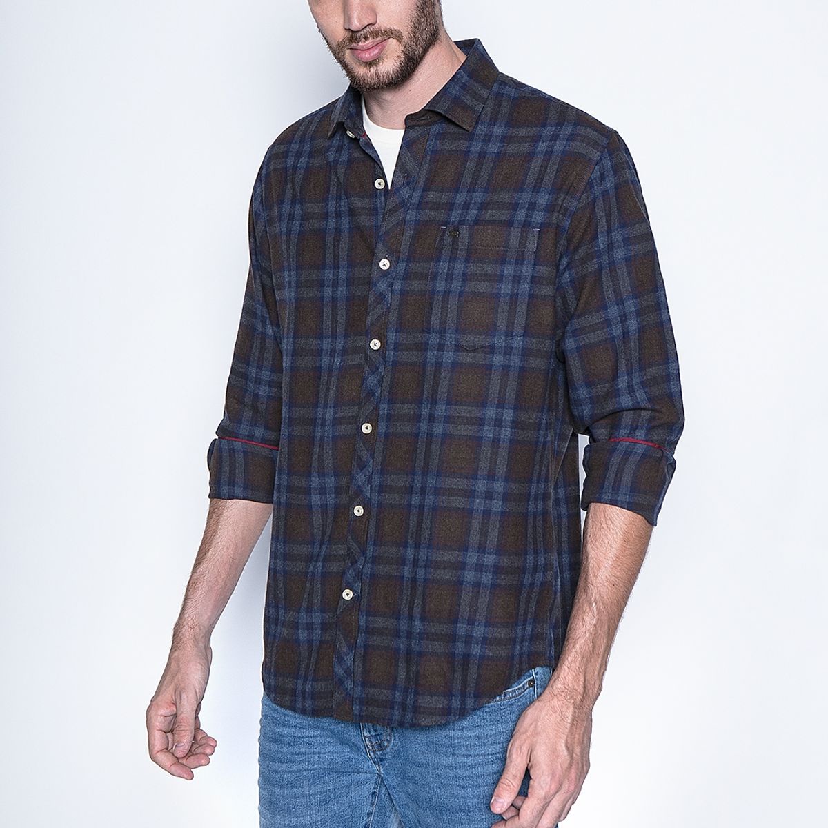 FEROUCH - Camisa Check Las Vegas Fj Verde Ferouch