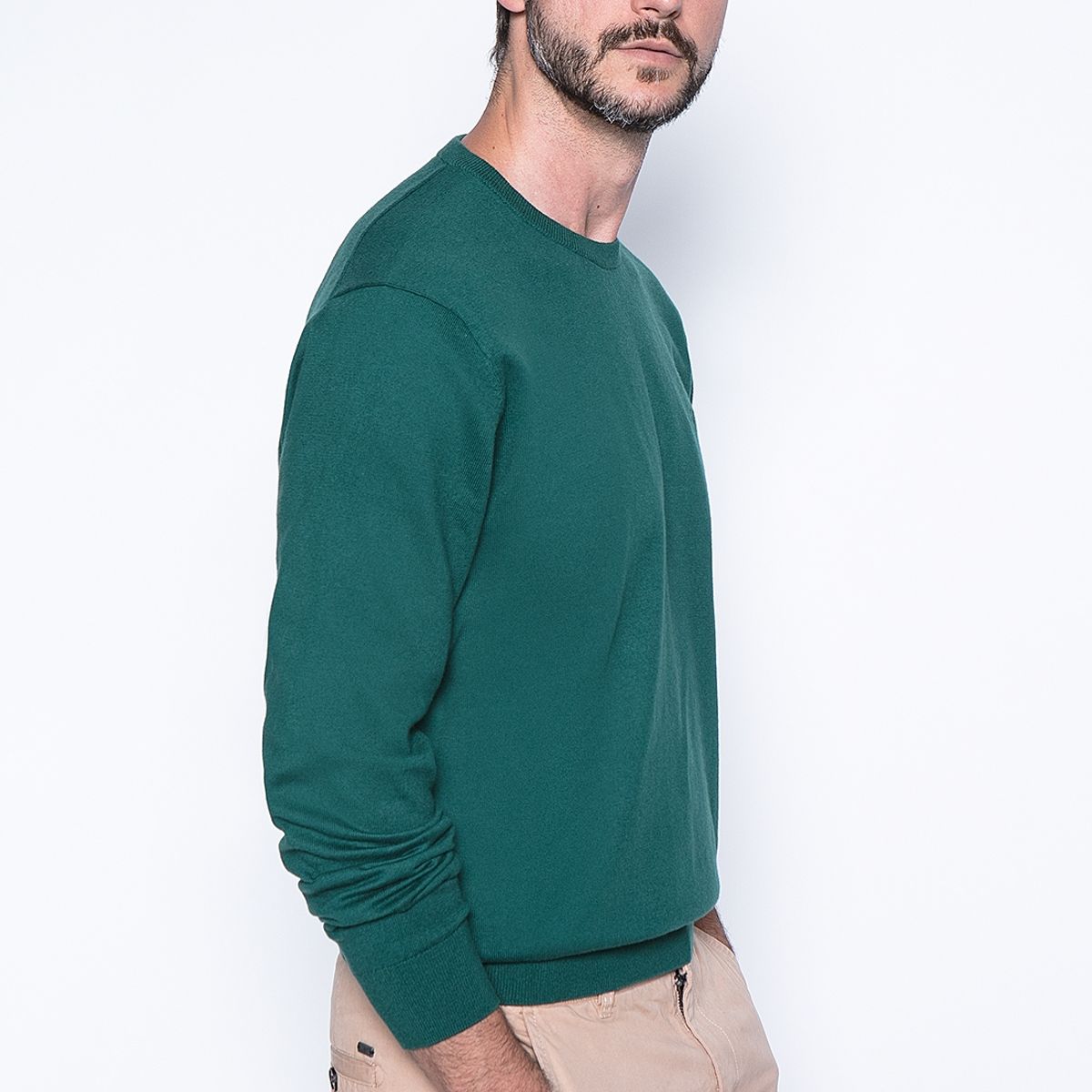 NEW MAN - Sweater Barcelona Verde New Man