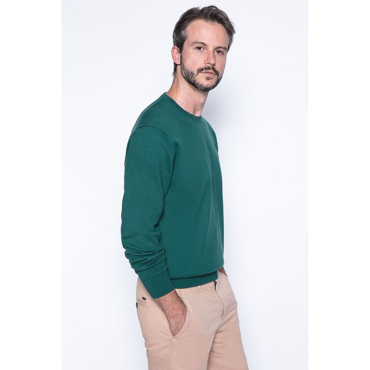 NEW MAN - Sweater Barcelona Verde New Man