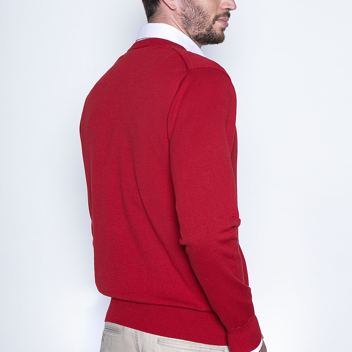 FEROUCH - Sweater Smart Casual L/S Rojo Ferouch