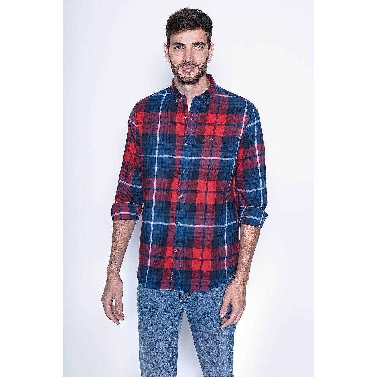 FEROUCH - Camisa Cuadro Texas Fj Rojo Ferouch