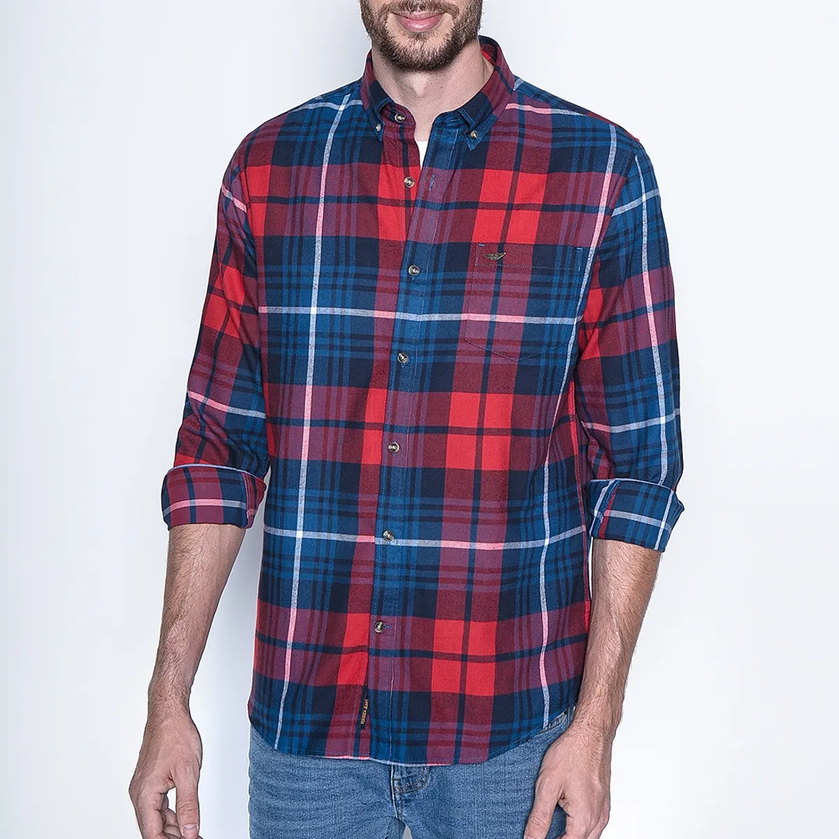 FEROUCH - Camisa Cuadro Texas Fj Rojo Ferouch