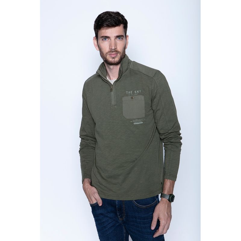 FEROUCH - Polera Delaware Verde Ferouch_.