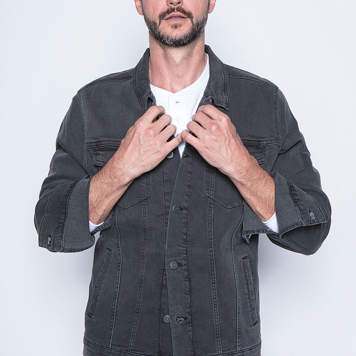 NEW MAN - Chaqueta Cranc Negro New Man