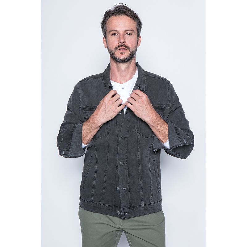 NEW MAN - Chaqueta Cranc Negro New Man