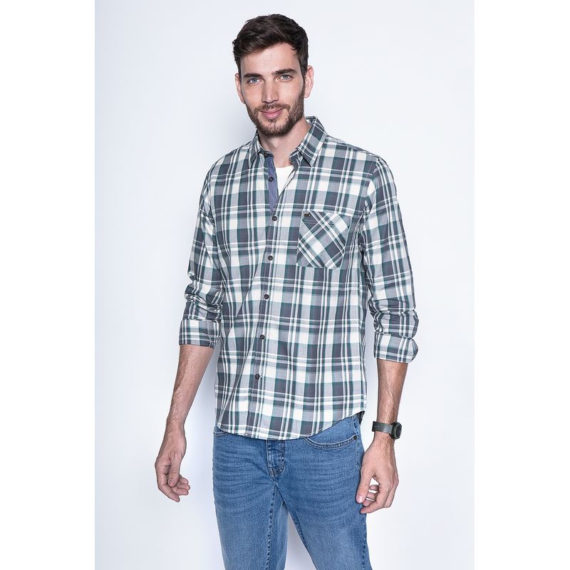 FEROUCH - Camisa Check California Fj Verde Ferouch