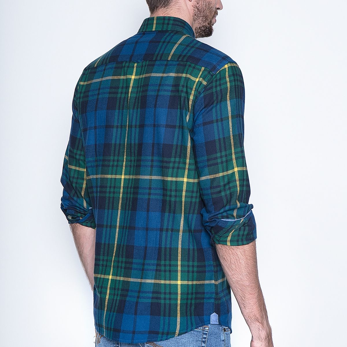 FEROUCH - Camisa Cuadro Texas Fj Verde Ferouch