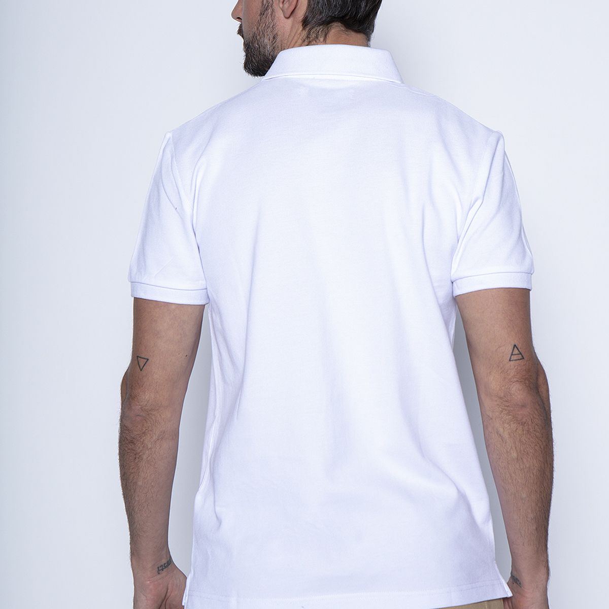 NEW MAN - Polera Roma Blanco New Man