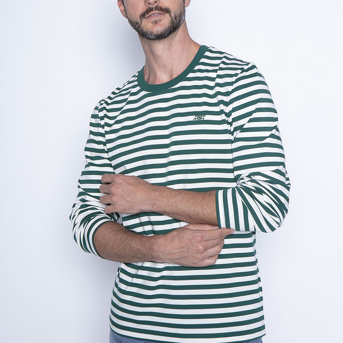 NEW MAN - Polera Bremen Verde New Man