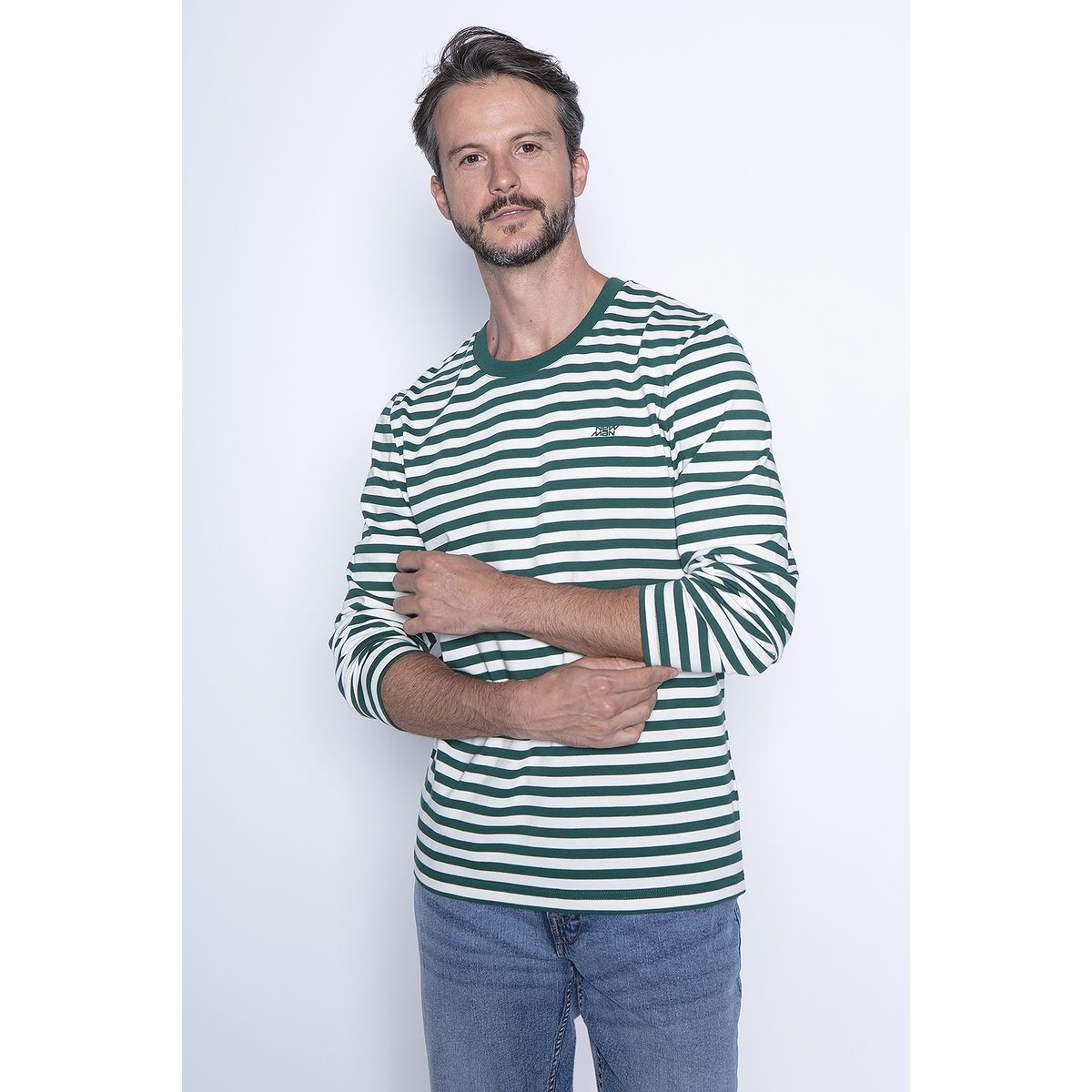 NEW MAN - Polera Bremen Verde New Man
