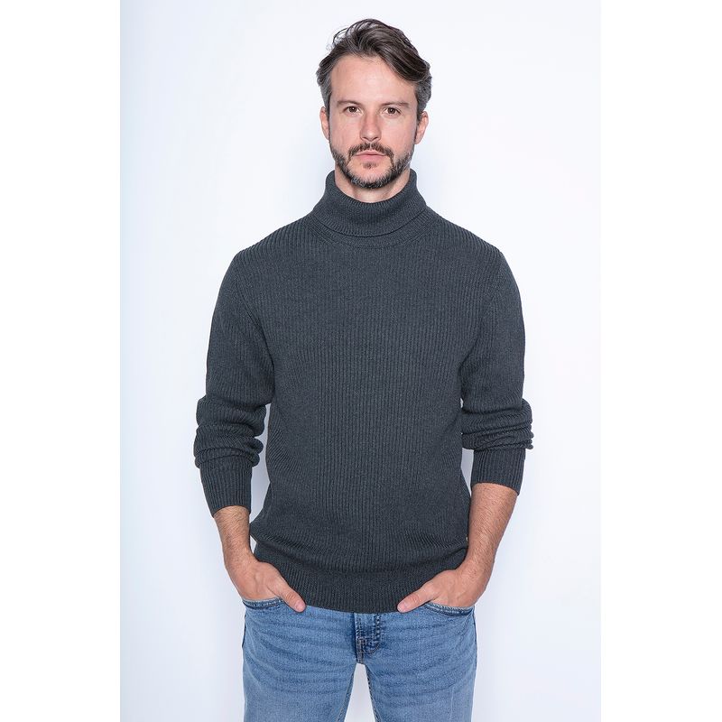 NEW MAN - Sweater Cordaba Gris New Man.