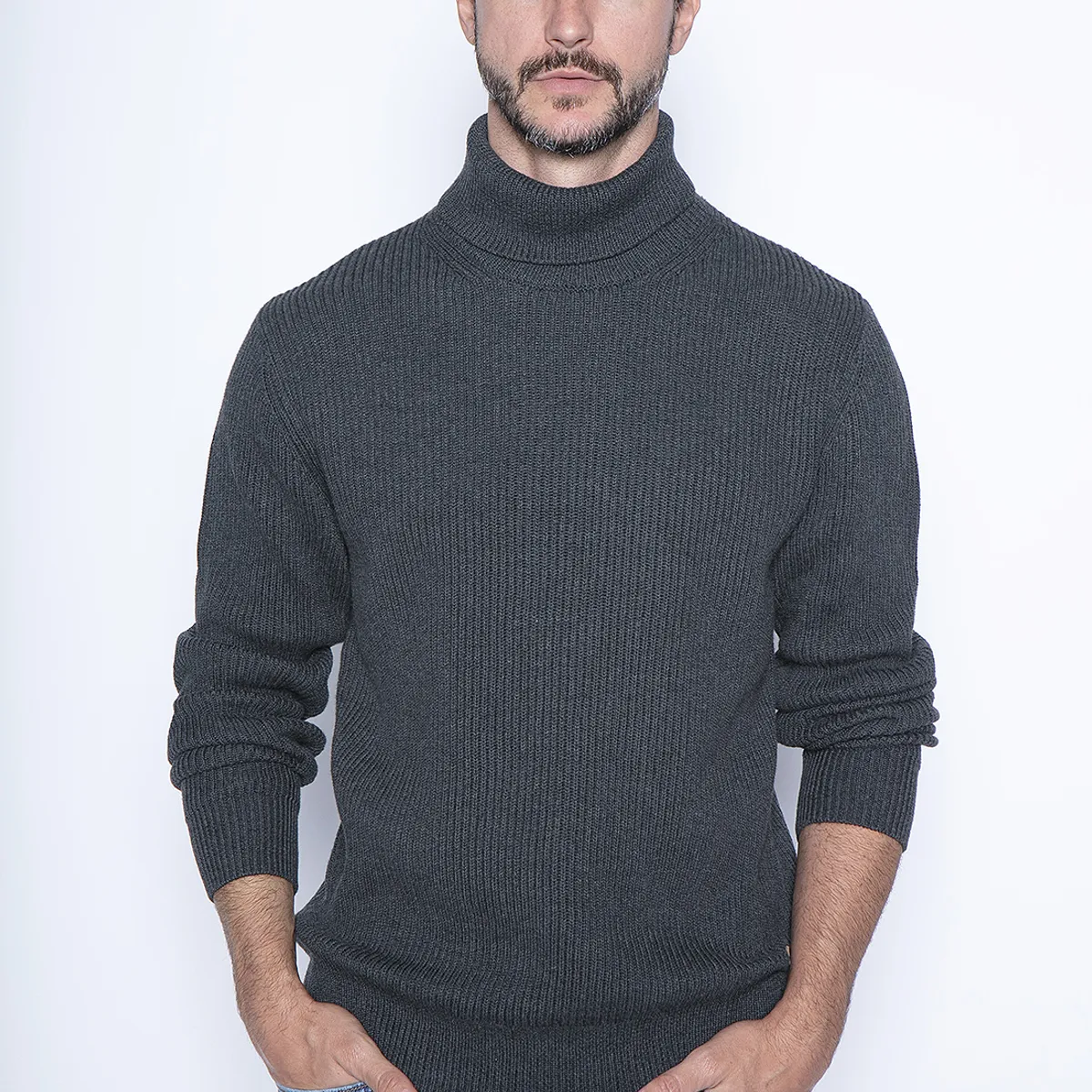 NEW MAN - Sweater Cordaba Gris New Man