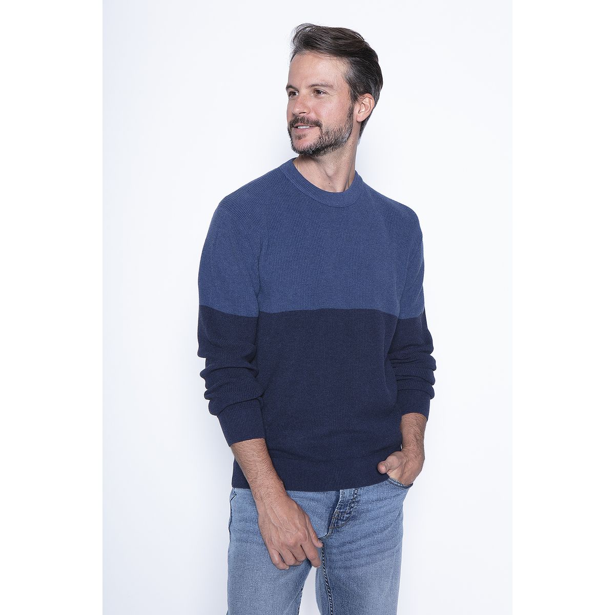 NEW MAN - Sweater Palencia Azul New Man