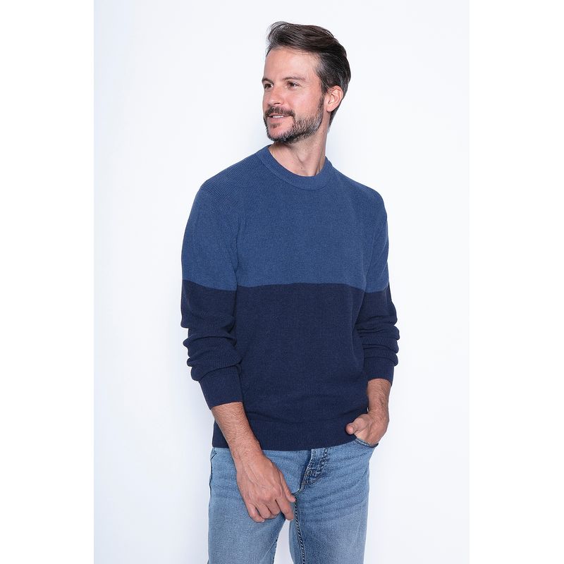 NEW MAN - Sweater Palencia Azul New Man.