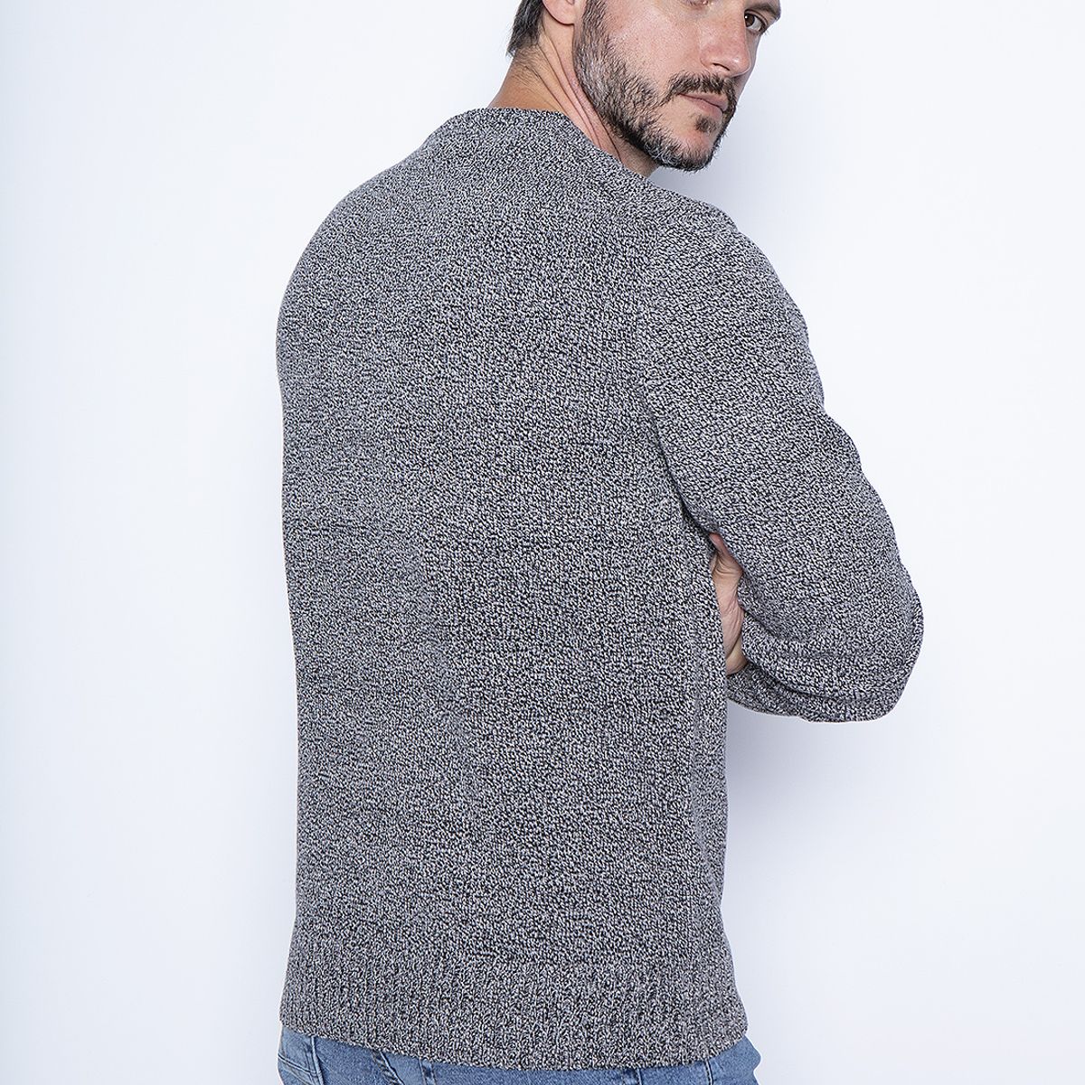 NEW MAN - Sweater Murcia Negro New Man
