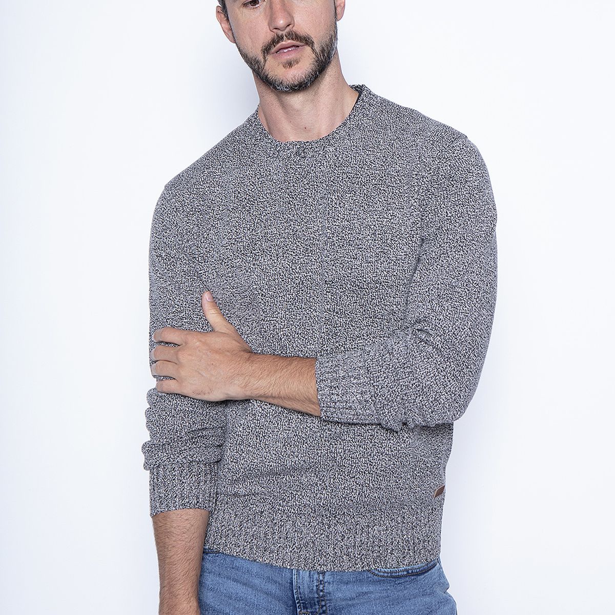 NEW MAN - Sweater Murcia Negro New Man