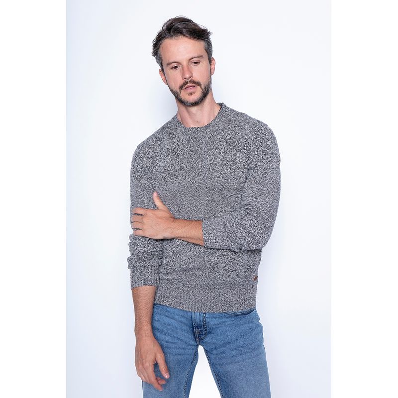 NEW MAN - Sweater Murcia Negro New Man