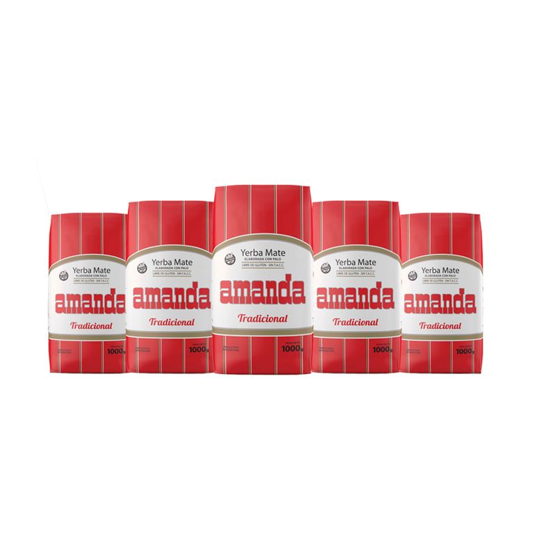 Pack 5 Yerba Mate Tradicional 1kg