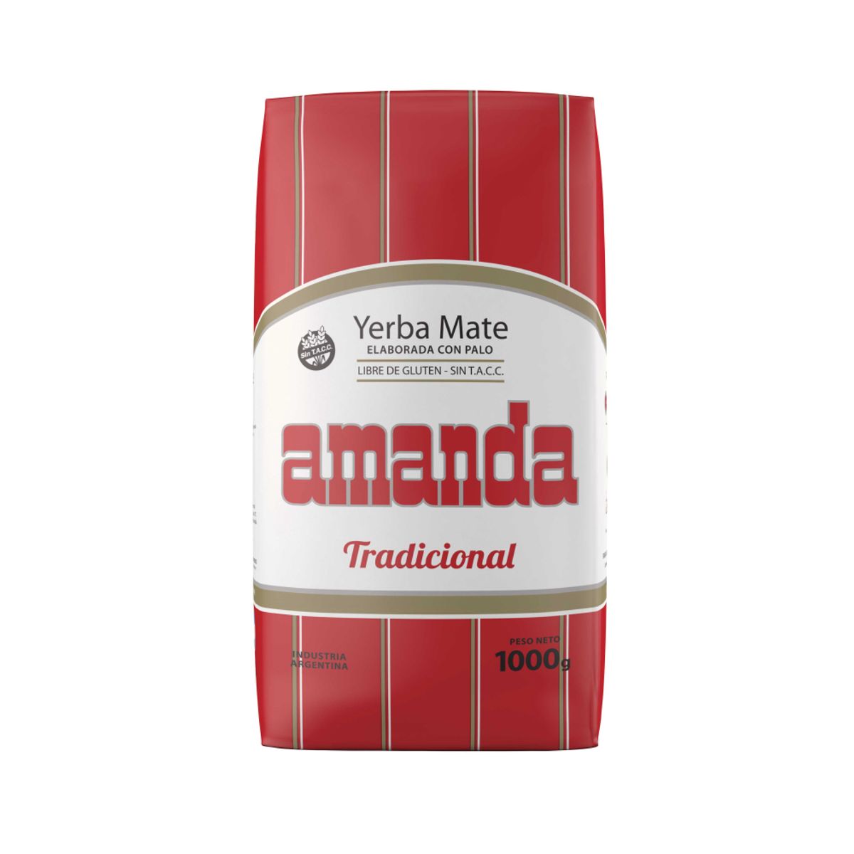 AMANDA - Pack 5 Yerba Mate Amanda Tradicional 1kg