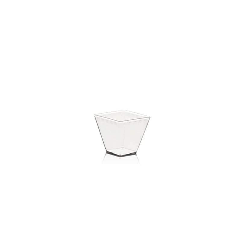 IMAHE - Set De 50 Envase Para Postre Poliestireno Modelo Era 120 Cc. GENERICO