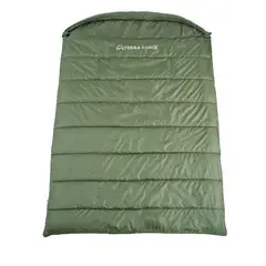 TERRA FORCE - SACO DE DORMIR DOBLE CLIMA FRÍO VERDE