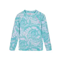 H2O - Polera de baño niña M/L filtro UV Hippie - Verde